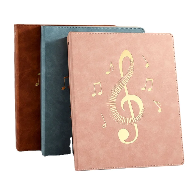 Refillable File Folder Binder Music Book