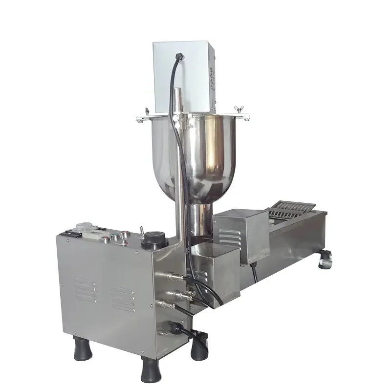 Donut Making Machine Automatic Waterproof Mini Stainless Steel Doughnut Making Electric Donut Making Machine for Snacks