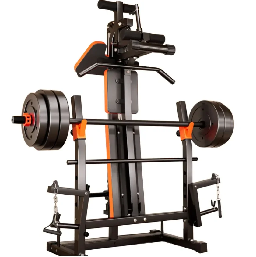 Complete Set of Commercial Sports Fitness Equipment Metal Home Gym Studio Package for Units