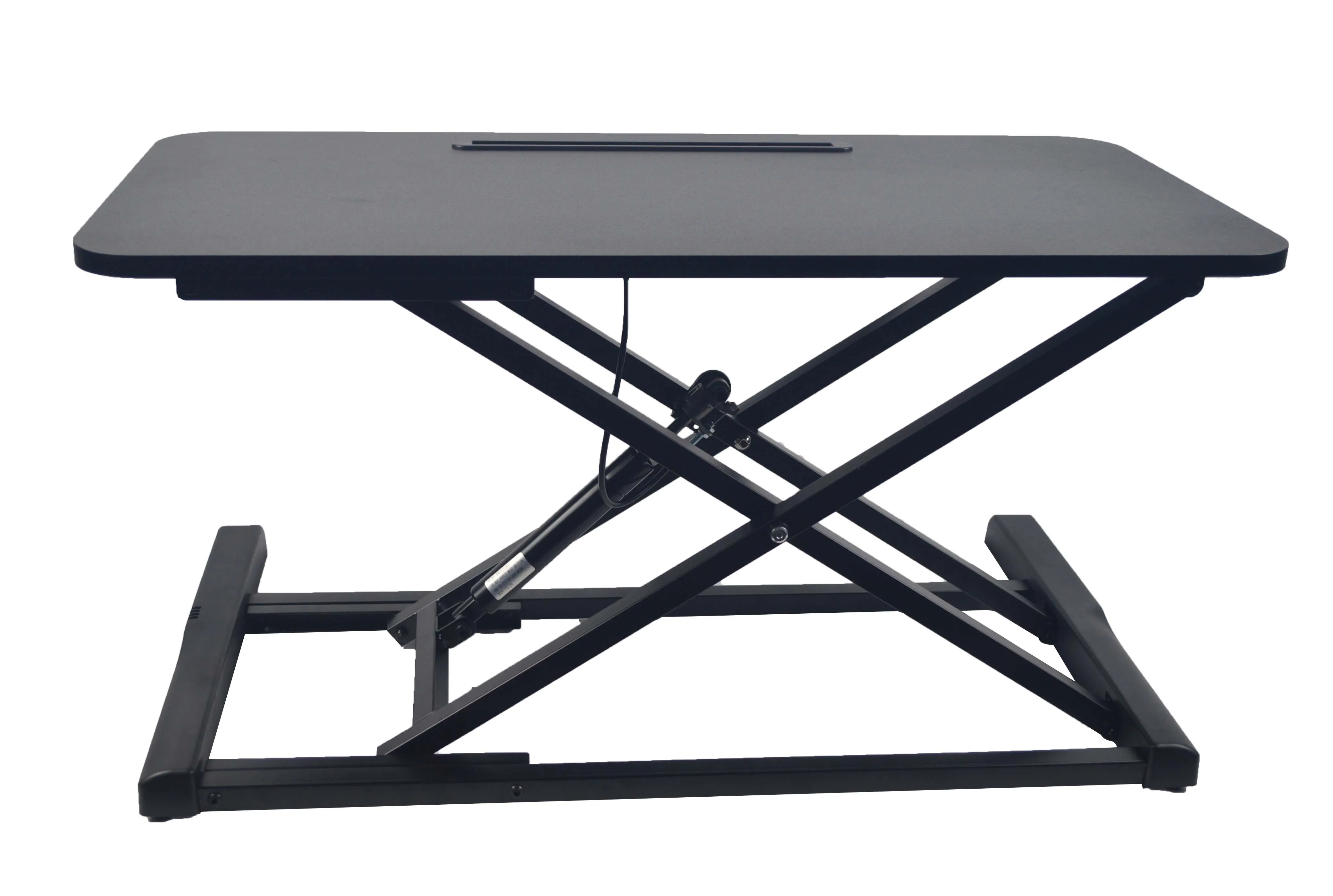 Height Adjustable Gas Spring Computer Lifting Stand up Standing Desk on Desktop