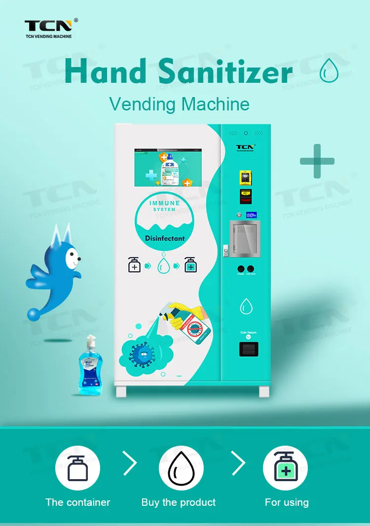 Tcn Liquid Detergent Vending Machine Liquid Dispensing Vending Machine