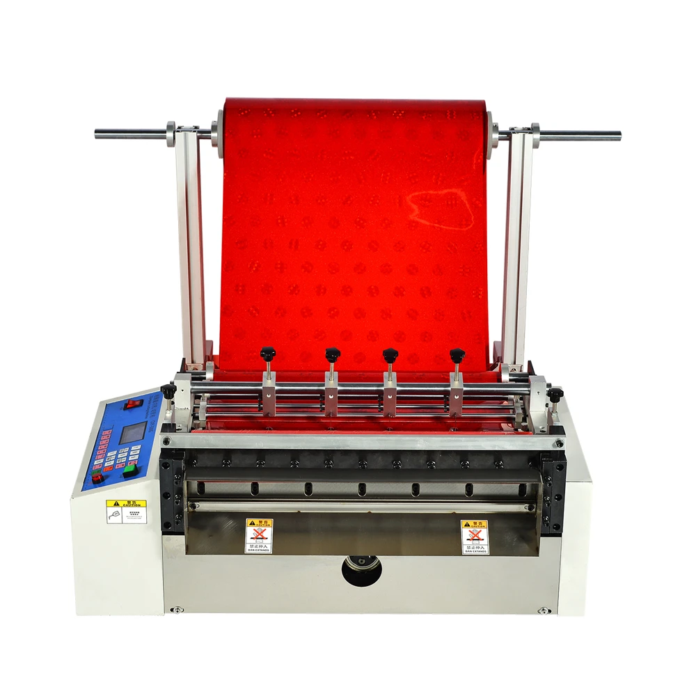 Polyester Tassel  Fabric Roll to Sheet Paper Cutting Machine