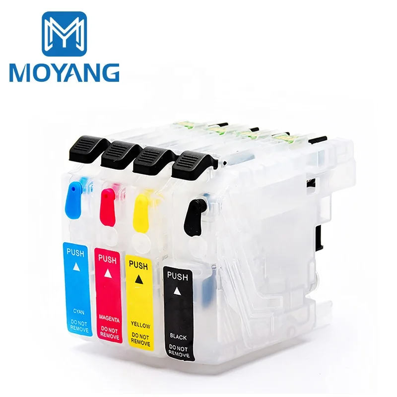 Moyang Refillable Ink Cartridge Compatible For Brother Lc217 Lc219  Mfc-j4720n Mfc-j4725n Printer Refill With Arc Chip - Buy Refillable Ink  Cartridge For Brother Lc217,Refillable Ink Cartridge For