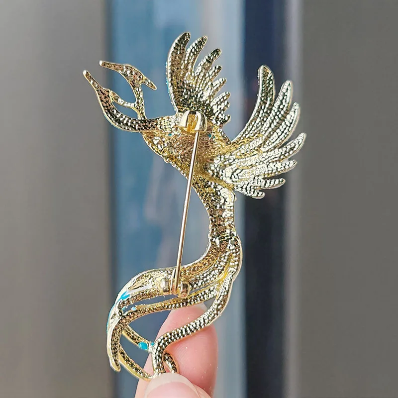 Muylinda Chinese Stijl U Vormige Strass Fallen Lea