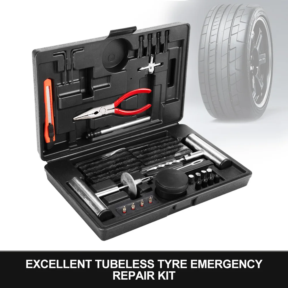 Hot Sale Car Tire Repair Tool Set Off-road Repair Portable Car and Motorcycle Repair Maintenance Tool Box