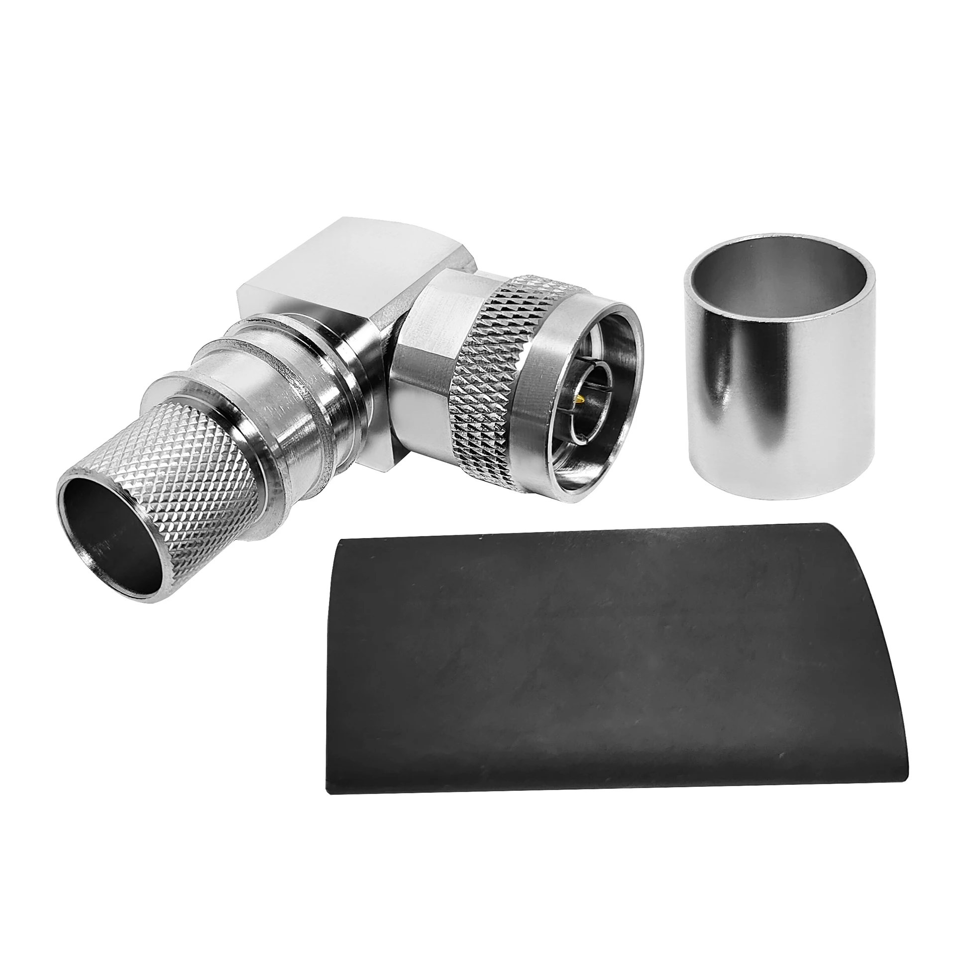 Výrobce 50 Ohm N typ, vidlice, 90 stupňů, RF konektor bez pájení pro kabel WTlmr600 10DFB, RF koaxiální konektory