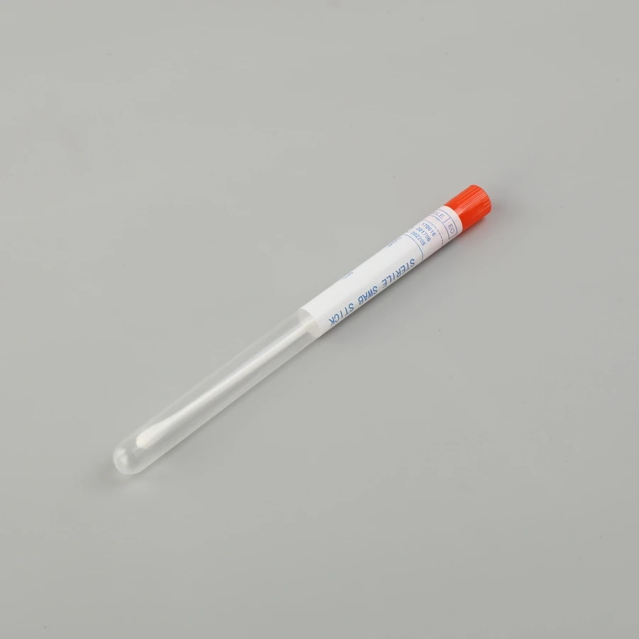 STAINLESS STEEL APPLICATOR Dacron Transport Sample Sterile Flocked Cotton Swab test Sticks