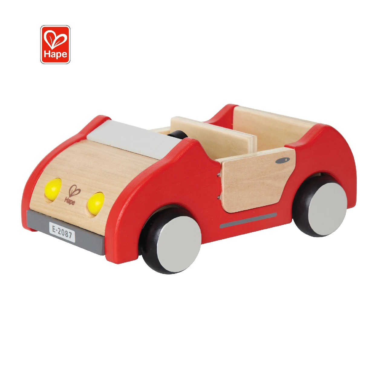 hape red car