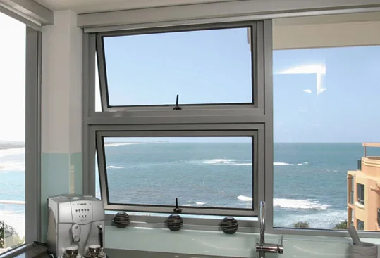 Minglei Custom Made Triple Pane Aluminum Exterior Awning Windows China Manufacture Windows details