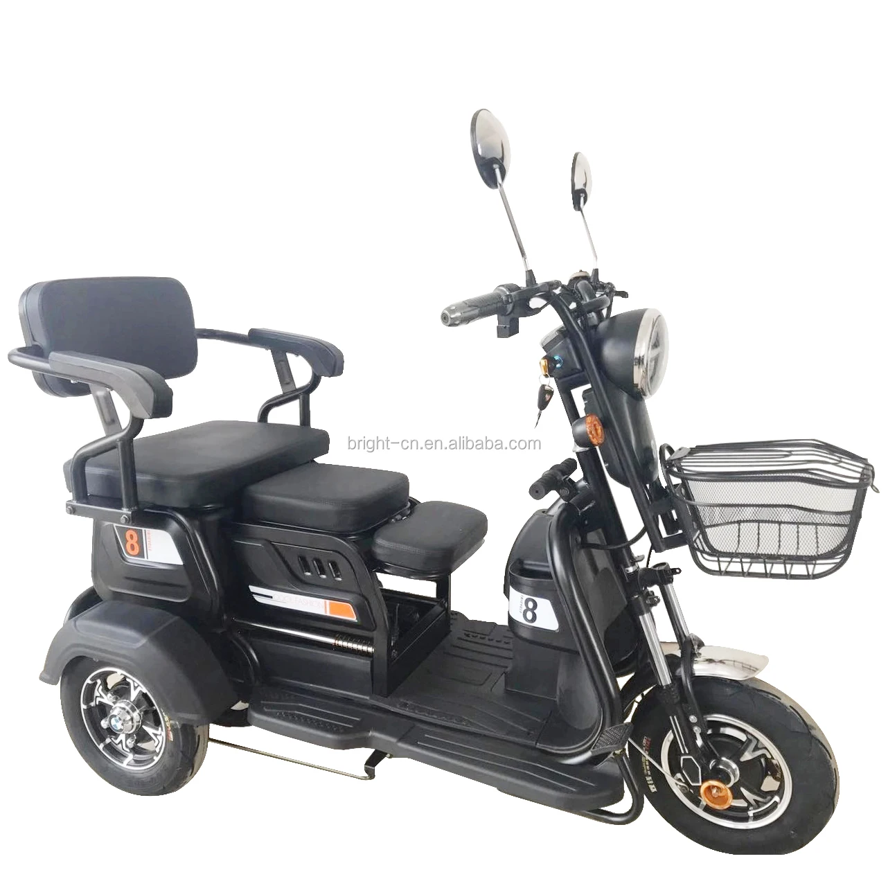 電動バイクE三輪500W 48V EEC認証オープンボディ30-50km/h 大人用電動 