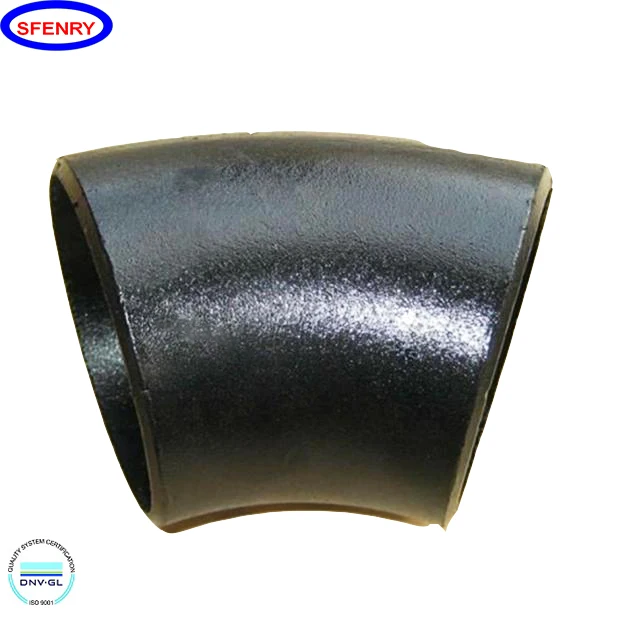 
Бесшовная углеродистая сталь Sfenry A234 WPB, длинный радиус, короткий радиус, 45 градусов, колено 