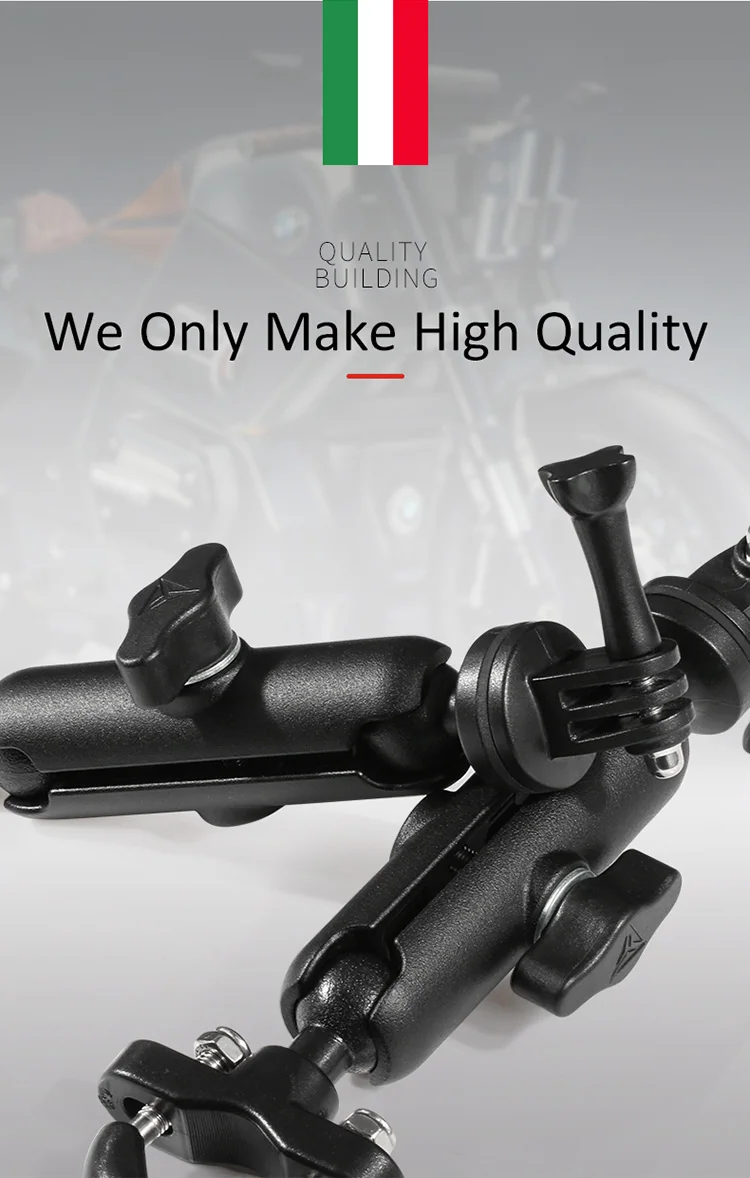 Motowolf Universal Aluminum Stable Camera Holder Motorcycle Bike Camera Mount