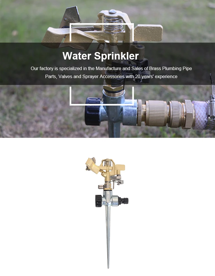 Garden Sprinklers Rotating Big Rain Gun Sprinkler Garden Lawn