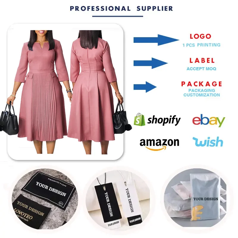 D529 ultimo Design autunno signore abiti da ufficio donna Casual