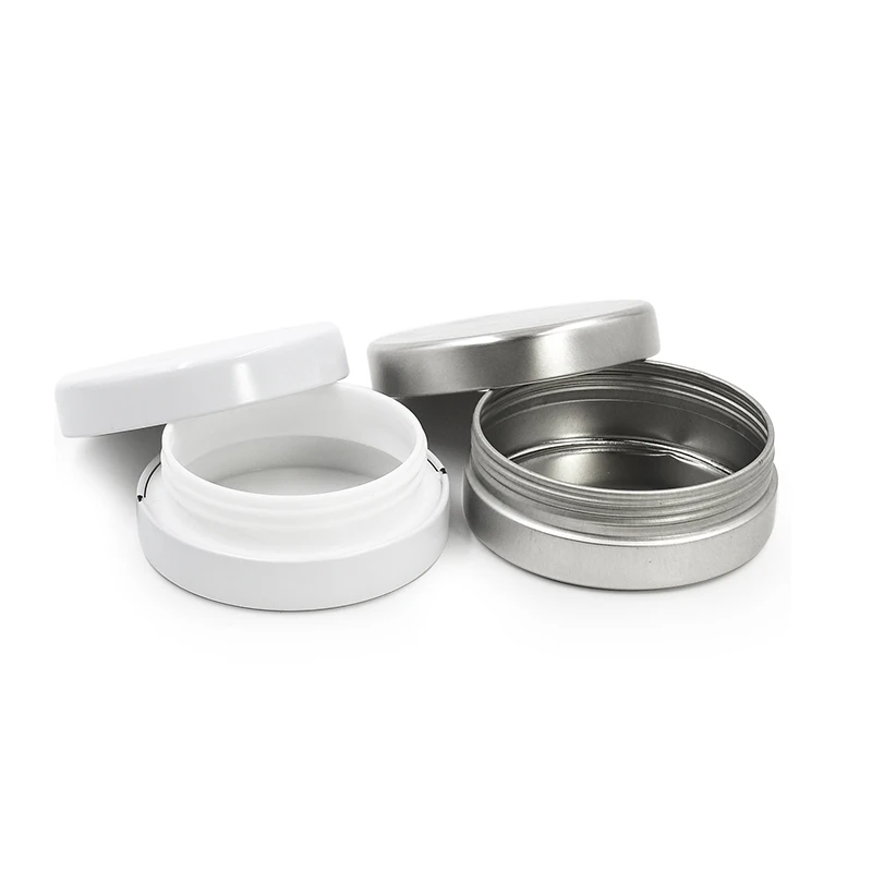 Metal Containers Child Resistant Round Tin Box with CR Lid Round Metal ...