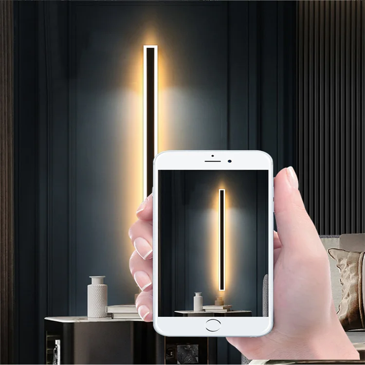 Modern Simple LED Wall Linear Light Living Modern Room Wall Lamp Long Wall Lamp Lights Bedside Bedroom Lighting Indoor