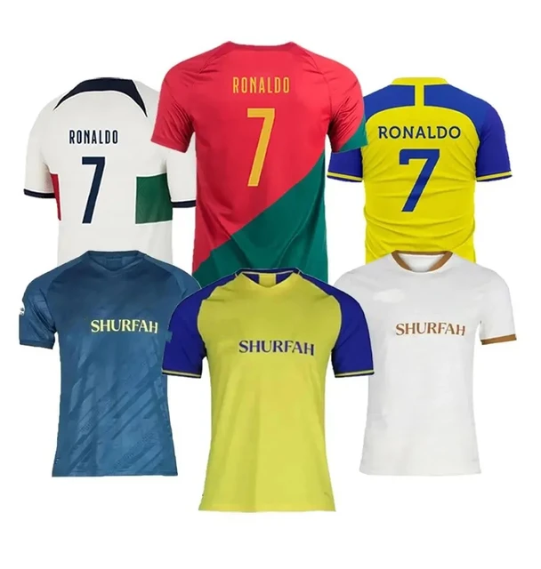 23 Football Shirt Polyester Soccer Sports Wear Men Slim Fit Soccer Men Club Jersey Riyadh Jersey