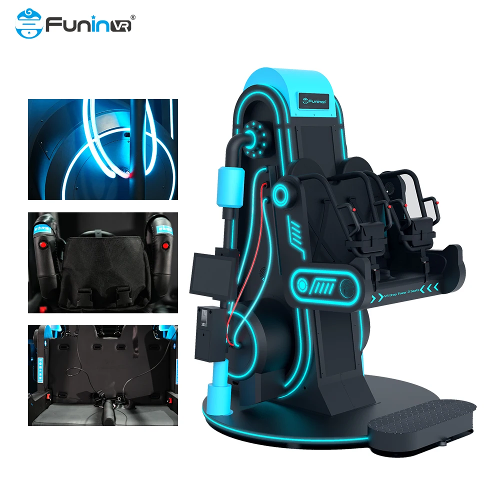 9D  Virtual Reality VR  Drop Tower 9D  Machine 9D VR Simulator