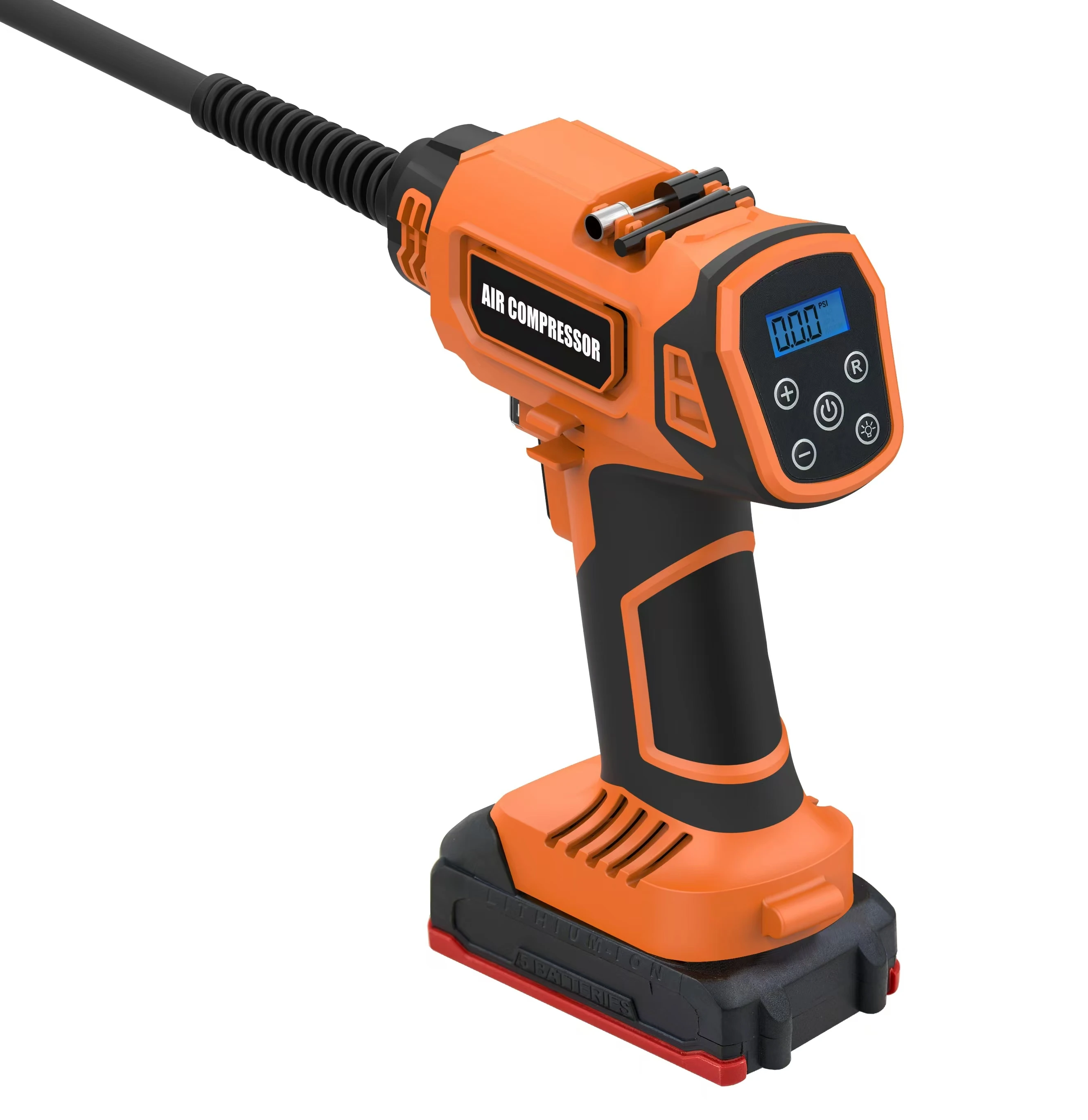 9825SH New150PSI Tire Inflator High Capacity Lithium Battery Air Pump Dual Power Supply Portable Feature Tire Inflator