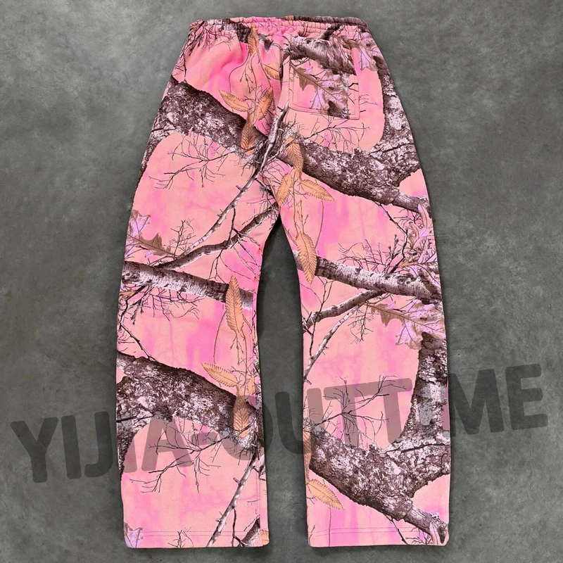 Custom Color Camo Sweatsuit Cut and Sew Man French Terry Cotton Jacket and Jogger Set Patchwork Printing Tracksuit for Men