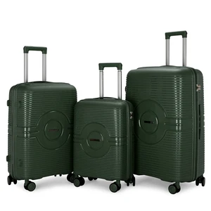 Customized 20 24 28 Inch PP Trolley Luggage Sets Wholesale Men's Polyester Suitcase for Traveling