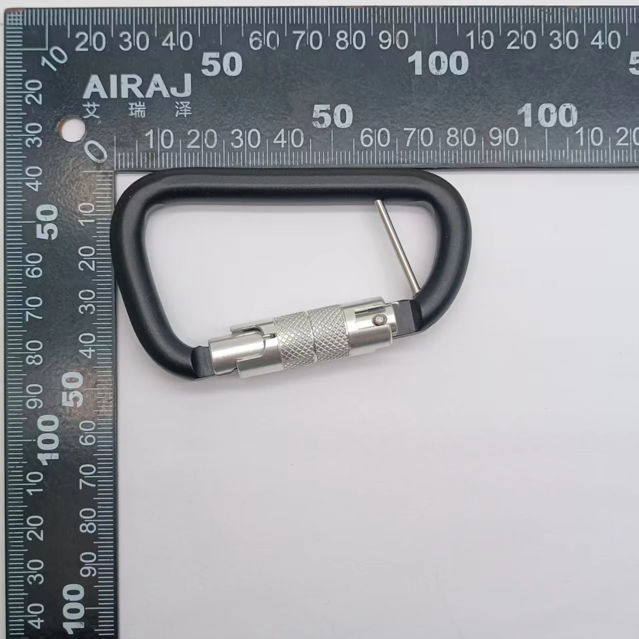 Safety D Shape Aluminum Clip Auto Locking Screw Hooks for Outdoor Camping,Hammock