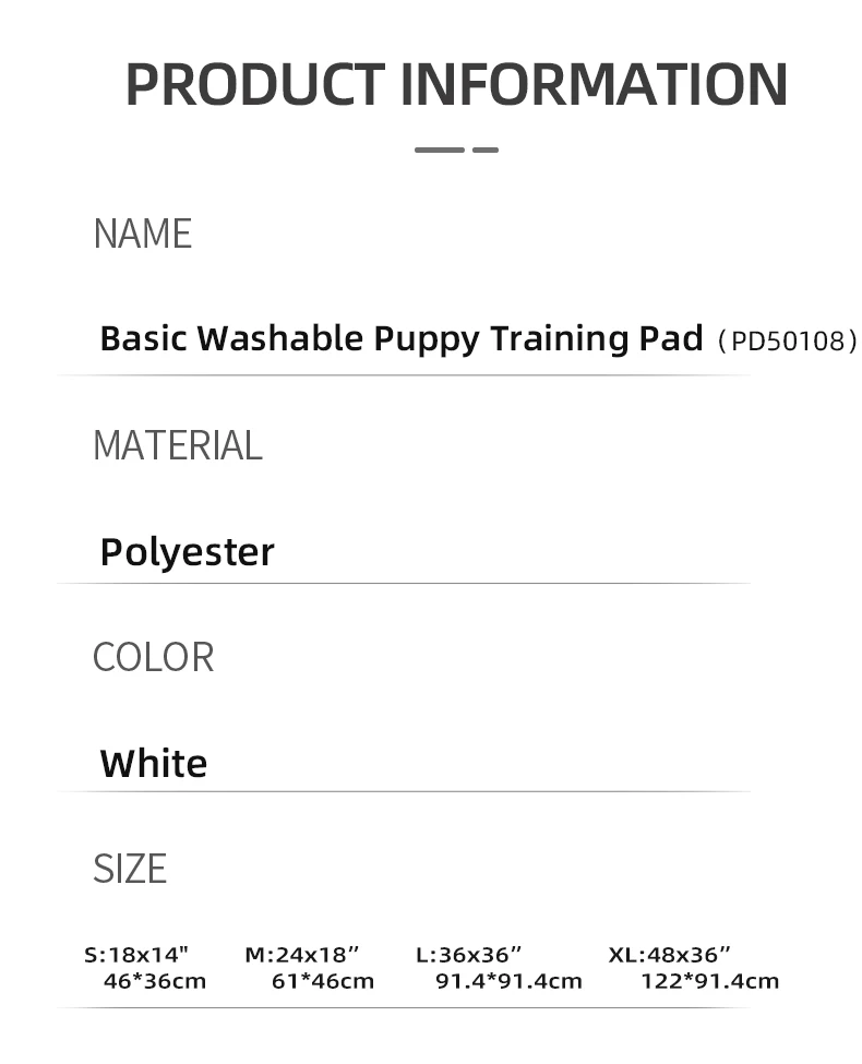 Large Size Customized 4 Layer Super Absorbent Waterproof Non Slip