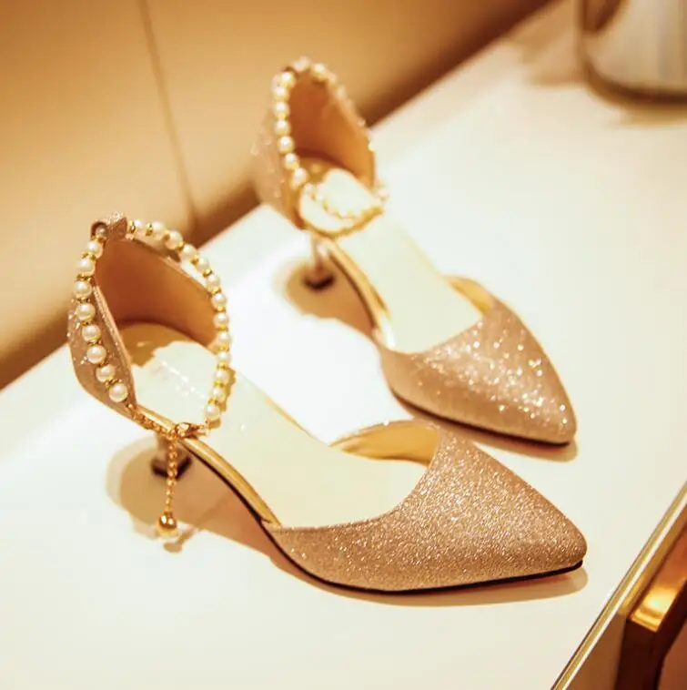 elegant high heels sandals