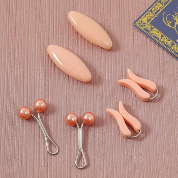 CRAFFANCY - Spille Per Hijab Con Strass, 24 Pezzi In 6 Colori, Con Copertura In Plastica, Sicure E Decorative, Per Sciarpe E Vestiti, Rosso
