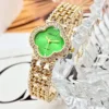 Golden green face