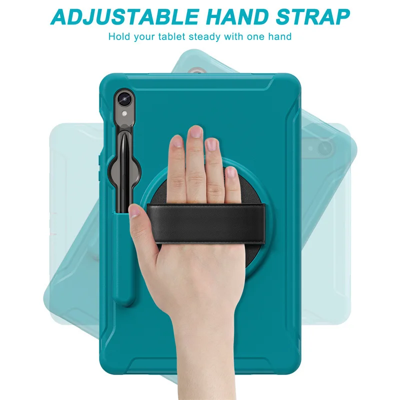 Heavy Duty Shockproof Kids Tablet Case Full Body Protections Covers with Kickstand Holders  for Samsung Galaxy Tab S9 FE details