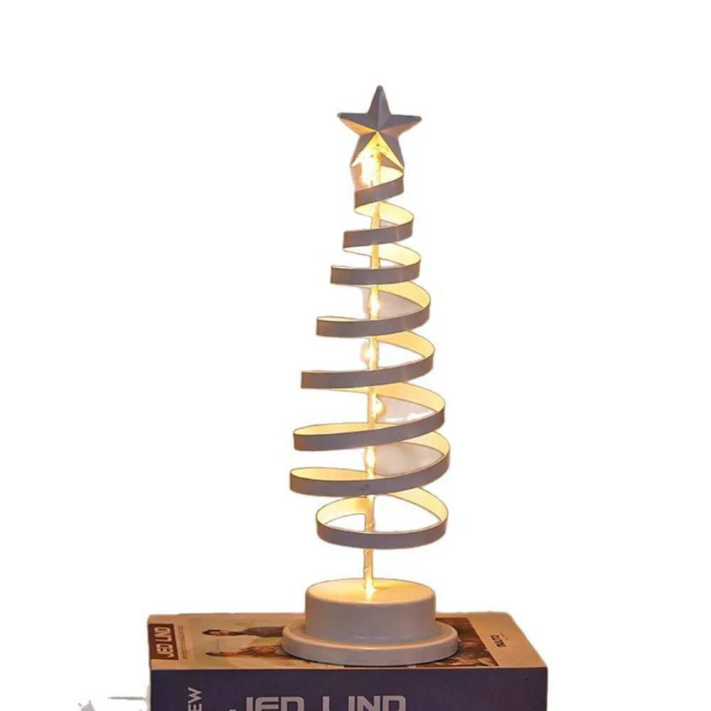 Beautiful Christmas Festival Tree Crystal Diamond Five-pointed Star Bedroom Living Room Decoration Ornament LED Lamp