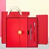 Red three-piece set