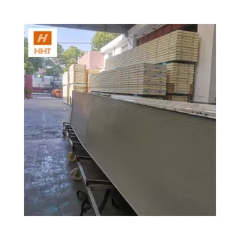 PU polyurethane foam PUR cold room storage warehouse roof detail insulation sandwich panels/boards