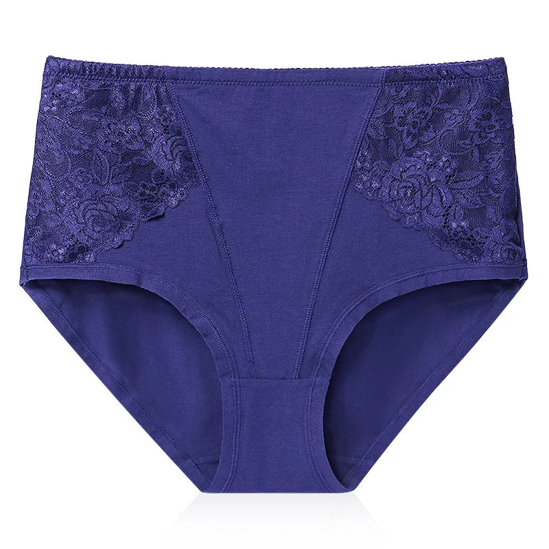 Dixie Belle Mutandine A Vita Alta In Nylon – Confezione Da 6 Con Ricamo Smerlato E Controllo Pancia