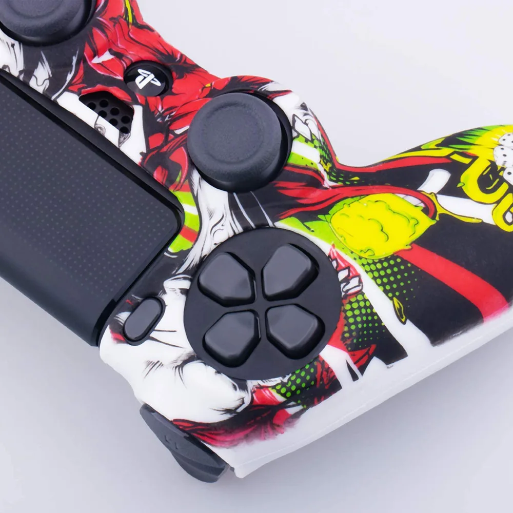 Soft Skin Cover Silicon Case for PS4 Controller Gamepad