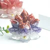 colorful No. 10 Red Agate + Purple Spodumene +