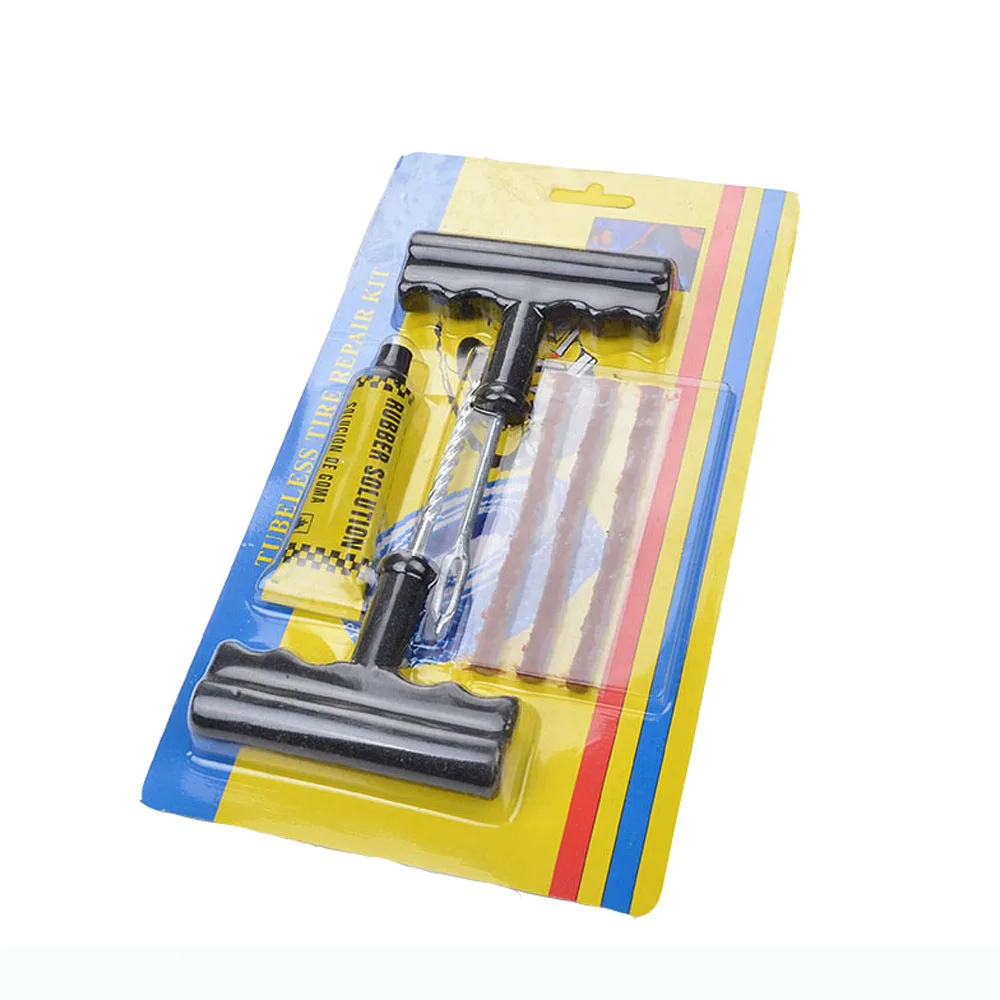 Инструменты для ремонта автомобильных шин бескамерные шины набор проколов игольчатый патч полезные