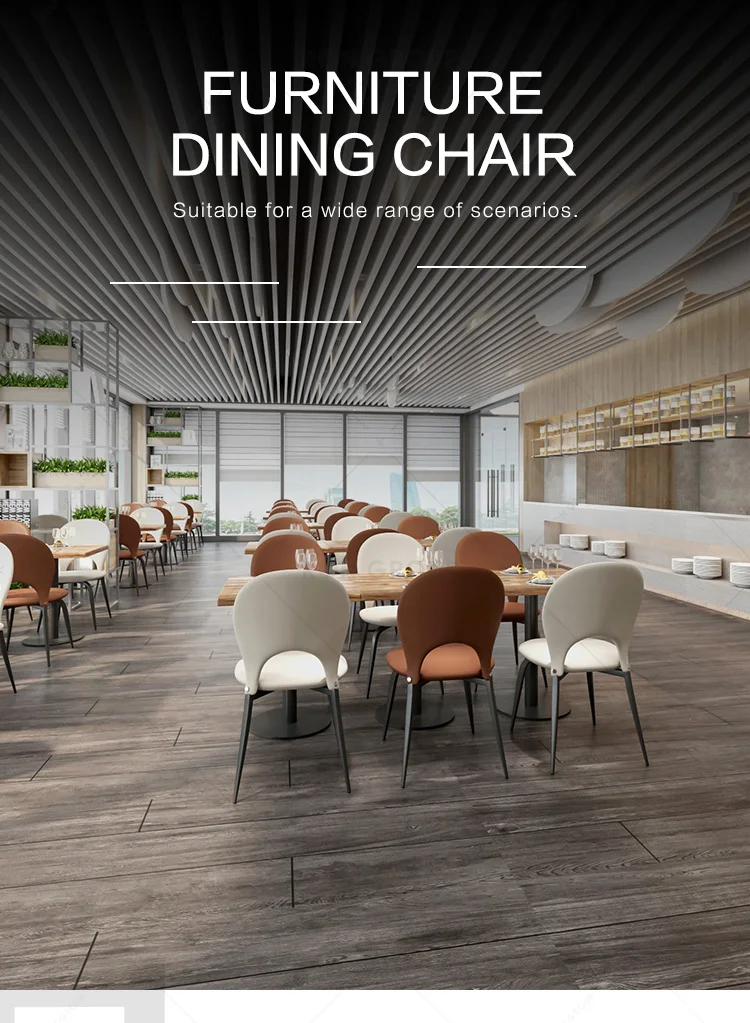 Contemporary Design Dining Chairs Soft Pack Restaurant chair for Restaurant and hotel