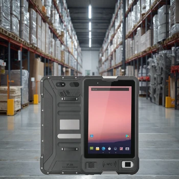 Fingerprint 7 8 Inch 3g 4g 5g Wifi Nfc Android Industrial Tablet Touch Screen Pc in One Vehicle Tablet Pc Rugged Tablet