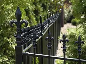 Factory Direct Metal Fence Panels Outdoors Garden Fencing 6ft 8ft Garden Steel Fence manufacture