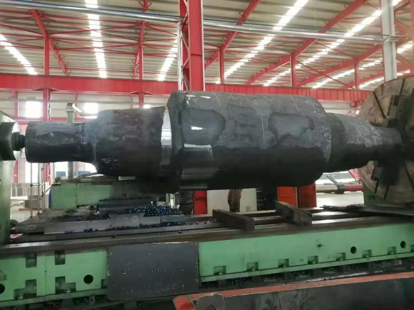 OEM Chinese Factory Supply Large Module Heavy Duty High Precision Alloy Steel Forging Rotor Shaft