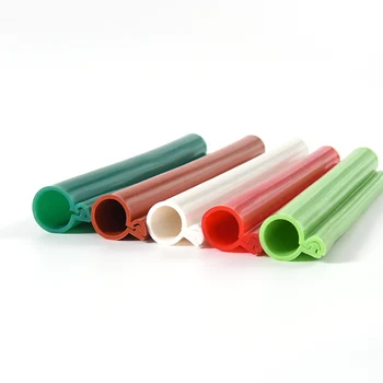 High Temperature Resistant Insulation Electric Silicone Rubber Tube Open Type Silicone Hose For Power Cables