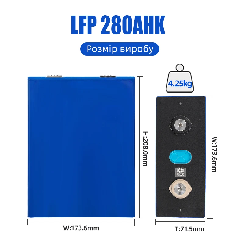 Украина литий-ионный Lifepo4 3 2 V Lipo 200Ah 280Ah 300Ah 310Ah 320Ah батарея prismat клетки хранения солнечной