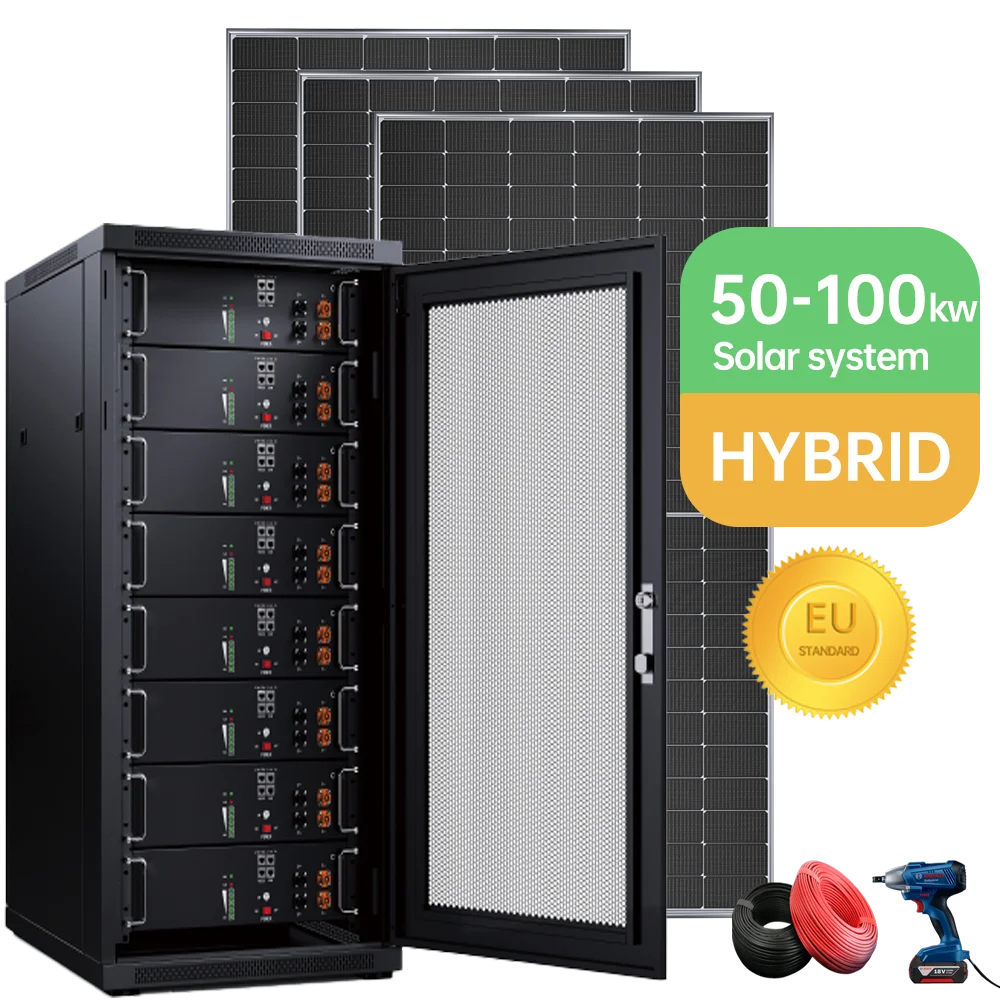 Hybrid Off-Grid Solar System 50KW 100KW 200KW Capacity Monocrystalline Silicon MPPT Lithium Ion Great for Commercial Use