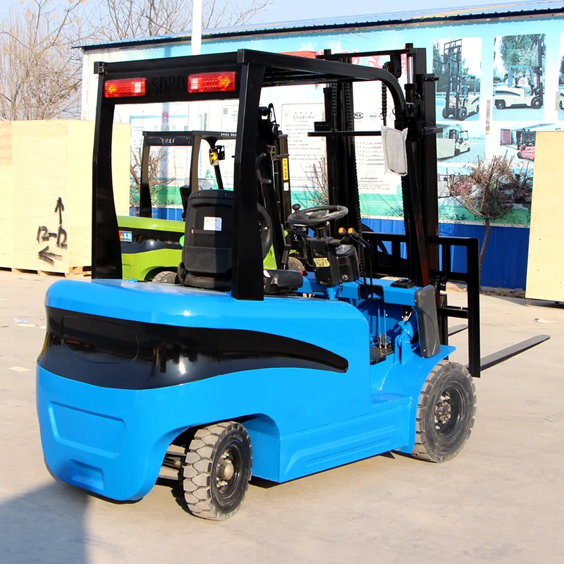 CE Certified 3 Ton Electric Forklift - Heavy Duty for Pallet Stacking/Loading, Battery Warranty & Stable Performance