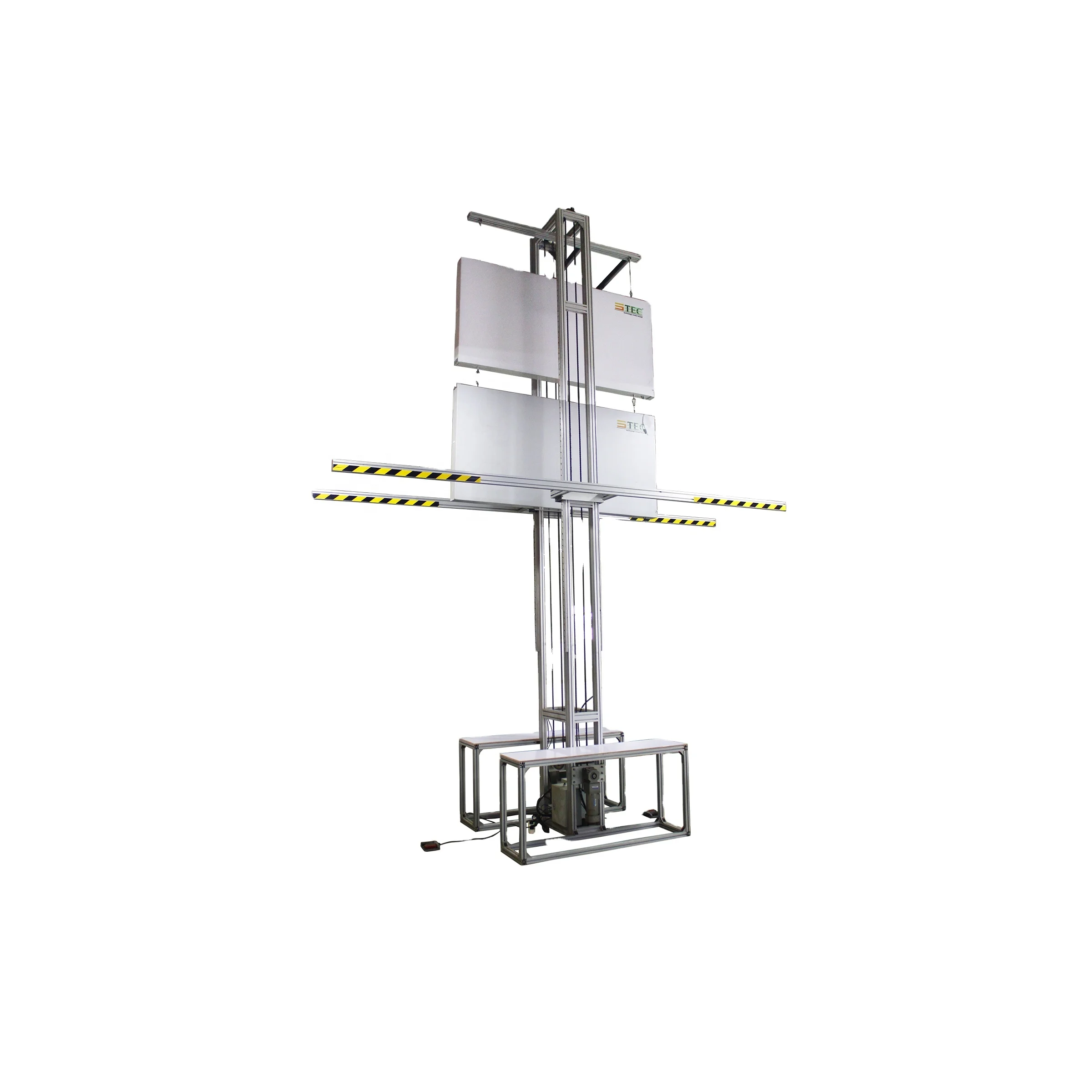 Double Working Stations Inspection Hoist for Roller/Venetian Blinds Machine Zebra/blackout Wooden Venetian Curtain Machine