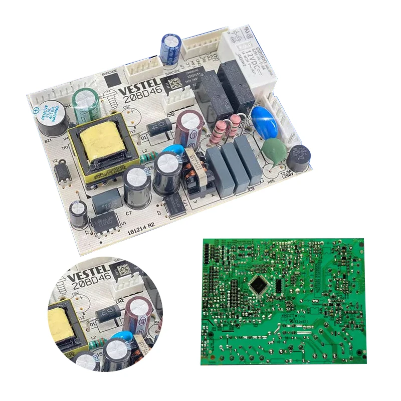 Accessori bianchi pezzi di ricambio per refrigerazione target Electronica 20 bd46 Vestel frigorifero circuito di controllo principale scheda Pcb
