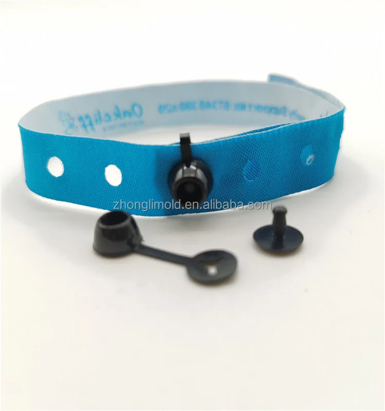 One Time Use Plastic Snap Button For Fabric Festival Wristbands Buy