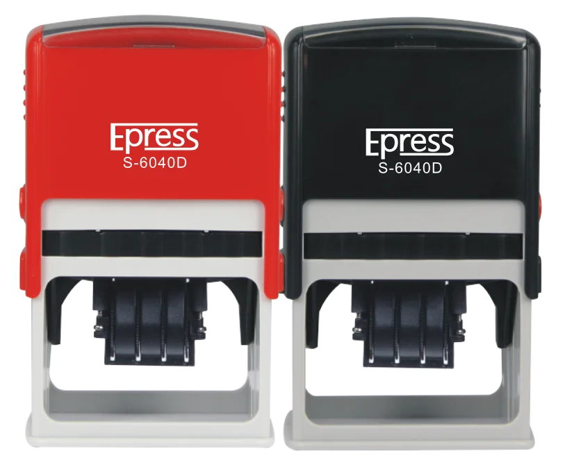 Multi-purpose Rectangle Date Stamp Making Machine 60 * 40 mm Rubber Self Inking Stamp Personalized Scenic Spot Tour Record Stamp